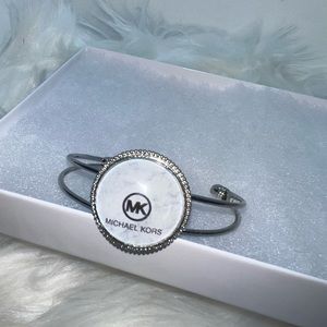 Silver cuff bracelet